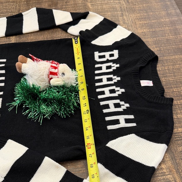 "BAAAAAAH HUMBUG" Christmas Sweater - No Boundaries - Picture 9 of 11